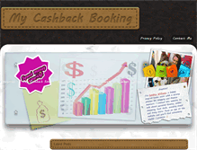 Tablet Screenshot of mycashbackbooking.com